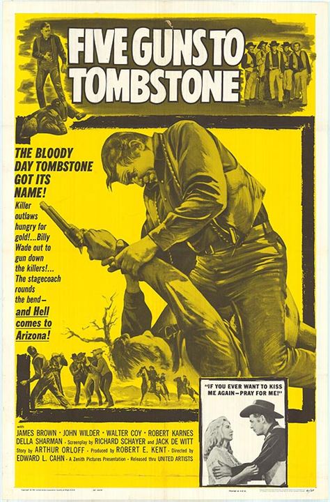 Five Guns to Tombstone : Affiche