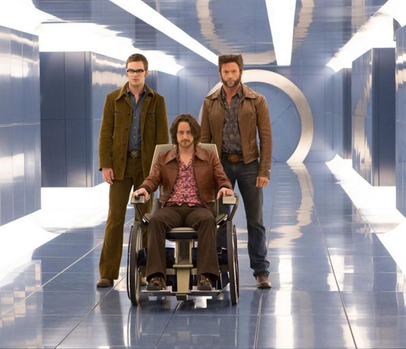 X-Men: Days of Future Past : Photo Hugh Jackman, Nicholas Hoult, James McAvoy