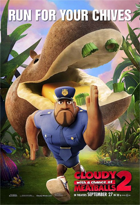 L'île des Miam-nimaux : Tempête de boulettes géantes 2 : Affiche