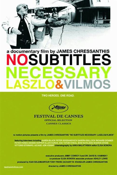 No Subtitles Necessary: The Story of Laszlo and Vilmos : Affiche