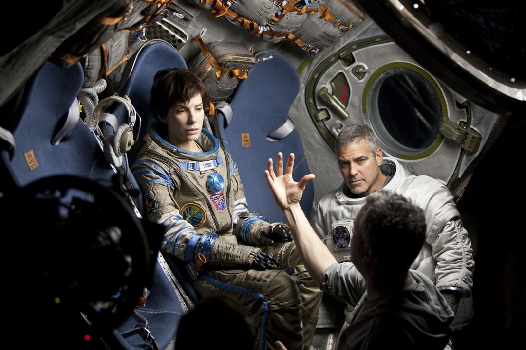 Gravity : Photo Sandra Bullock, George Clooney