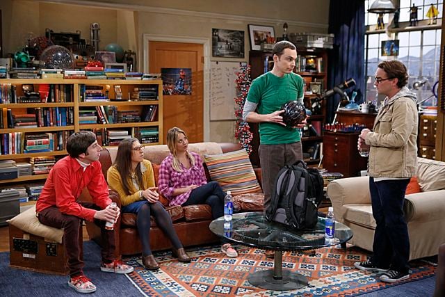 The Big Bang Theory : Photo Johnny Galecki, Mayim Bialik, Kaley Cuoco, Jim Parsons, Simon Helberg