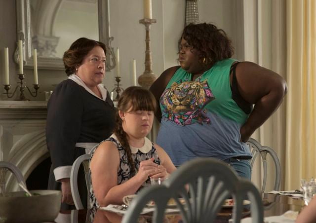 American Horror Story : Photo Kathy Bates, Jamie Brewer, Gabourey Sidibe