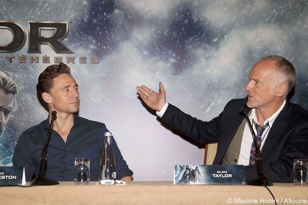 Thor : Le Monde des ténèbres : Photo promotionnelle Alan Taylor, Tom Hiddleston