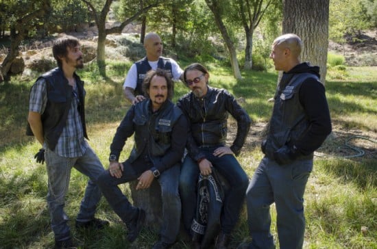 Sons of Anarchy : Photo Theo Rossi, Niko Nicotera, Kim Coates, David Labrava, Tommy Flanagan