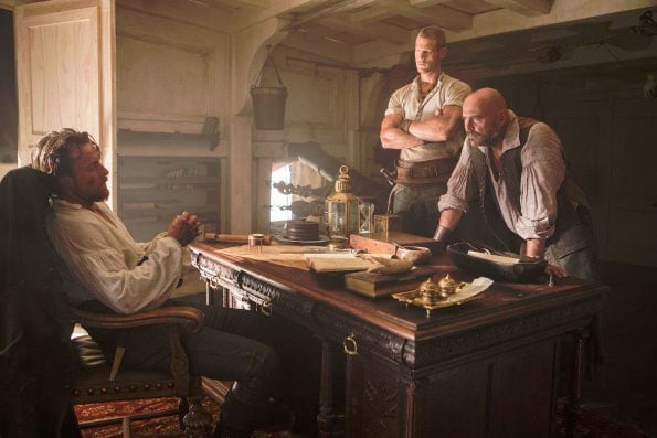 Black Sails : Photo Tom Hopper, Toby Stephens, Mark Ryan