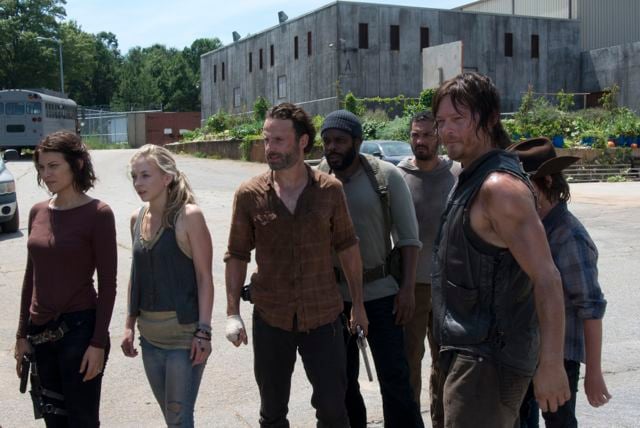 The Walking Dead : Photo Lauren Cohan, Chad L. Coleman, Norman Reedus, Emily Kinney, Andrew Lincoln