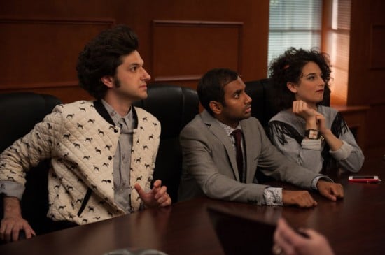 Parks and Recreation : Photo Ben Schwartz, Aziz Ansari, Jenny Slate