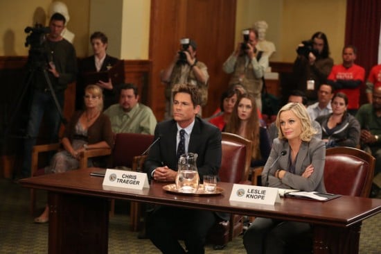 Parks and Recreation : Photo Amy Poehler, Rob Lowe