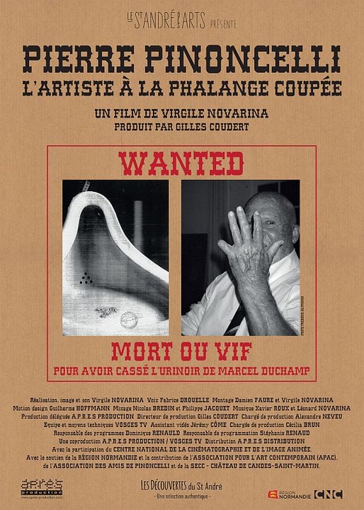 Pierre Pinoncelli, l’artiste à la phalange coupée : Affiche