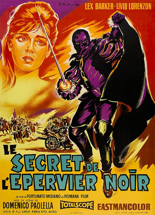 Le Secret de l'épervier noir : Affiche