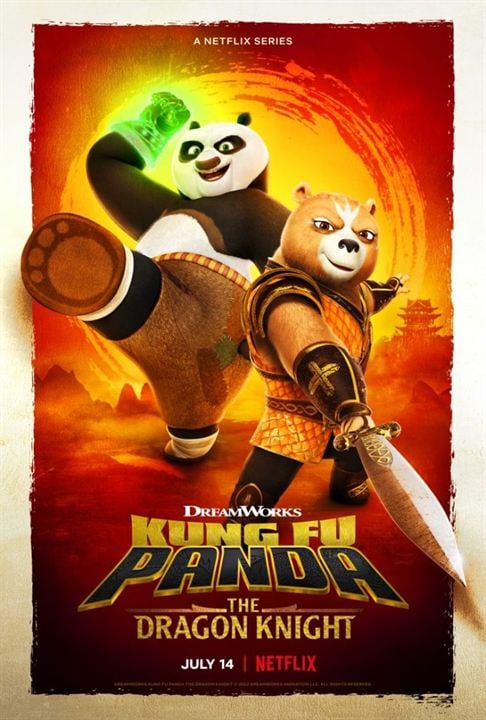 Kung Fu Panda : Le chevalier dragon : Affiche