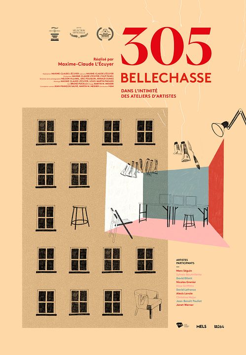 305 Bellechasse, dans l'intimité des ateliers d'artistes : Affiche