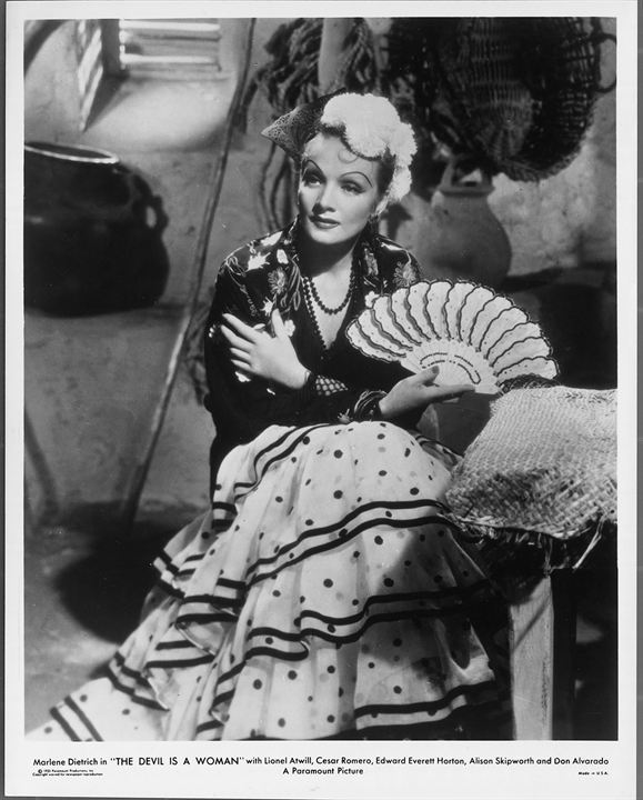 La Femme et le pantin : Photo Marlene Dietrich