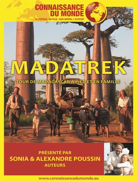 Connaissance du Monde : Madatrek -Tour de Madagascar à pied et en famille : Affiche