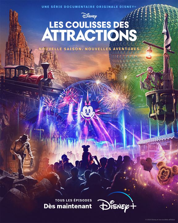 Les Coulisses des attractions : Affiche