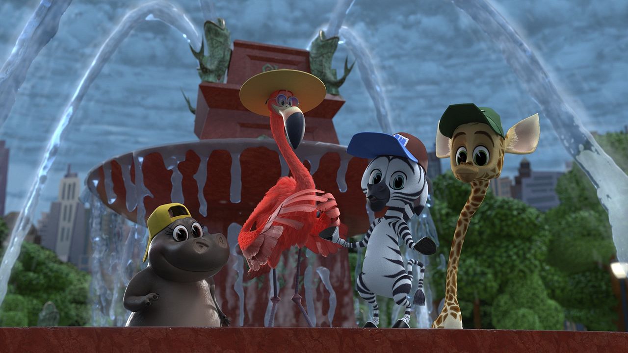 Madagascar : la savane en délire : Affiche