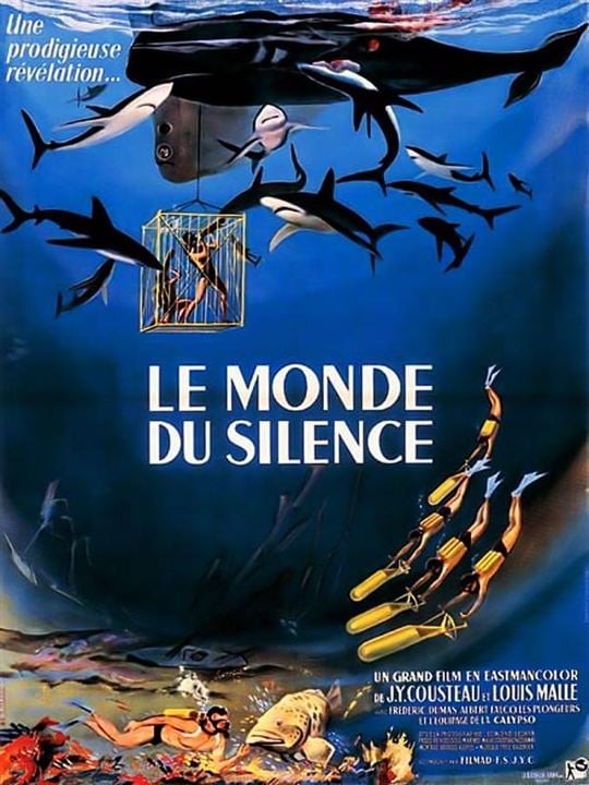 Le Monde du silence : Affiche