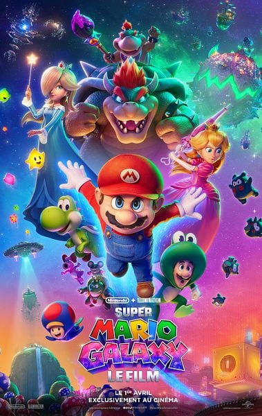 Cartel Super Mario Galaxy Le Film