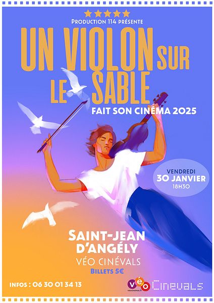 Affiche du film Un Violon sur le Sable fait son Cinéma