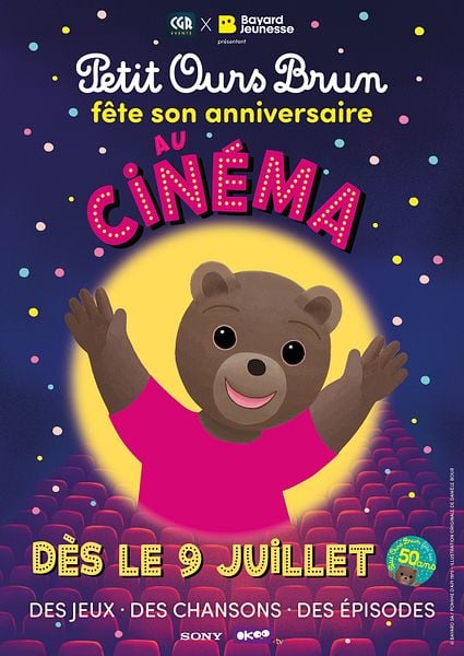 Petit Ours Brun fête son anniversaire au cinéma