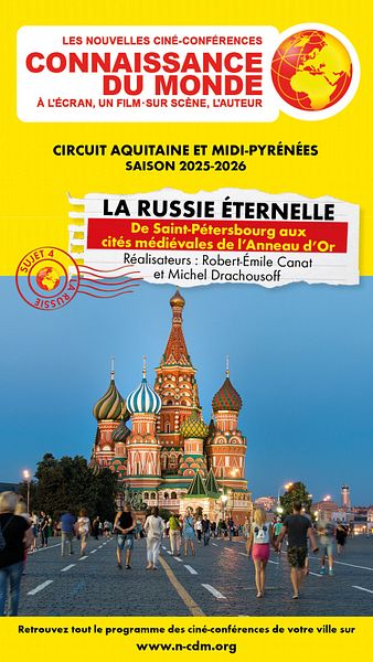 Affiche du film Connaissance du monde : la Russie Eternelle - De Saint-Pétersbourg aux cités médiévales de l’Anneau d’Or