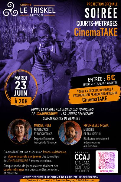 Affiche du film Soirée Courts-Métrages CinemaTAKE