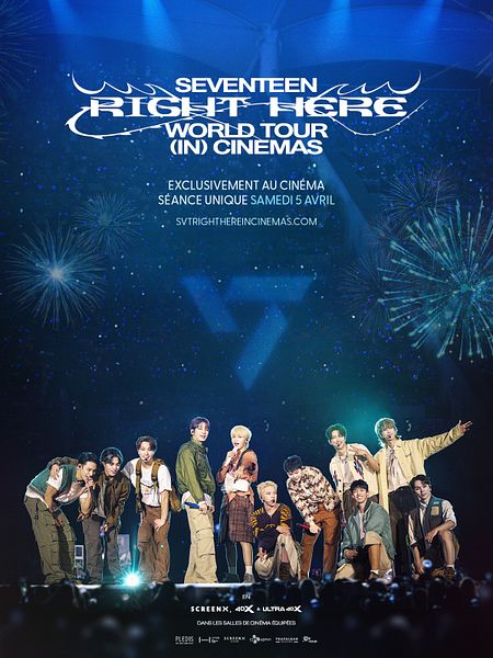 Affiche du film Seventeen: Right Here - World Tour in Cinemas
