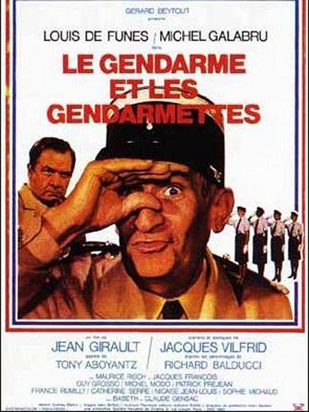 Affiche du film Le Gendarme et les Gendarmettes