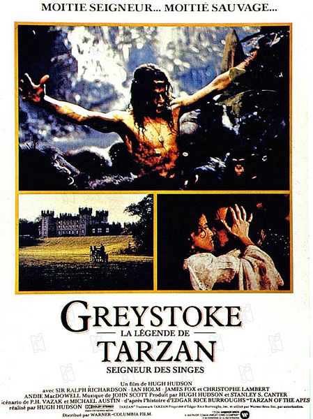 Affiche du film Greystoke, la légende de Tarzan