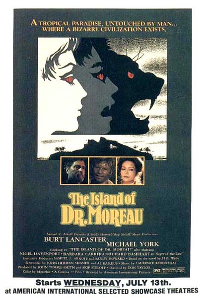 Affiche du film L'Ile du Docteur Moreau