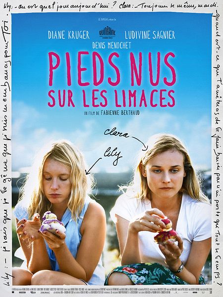 Affiche du film Pieds nus sur les limaces
