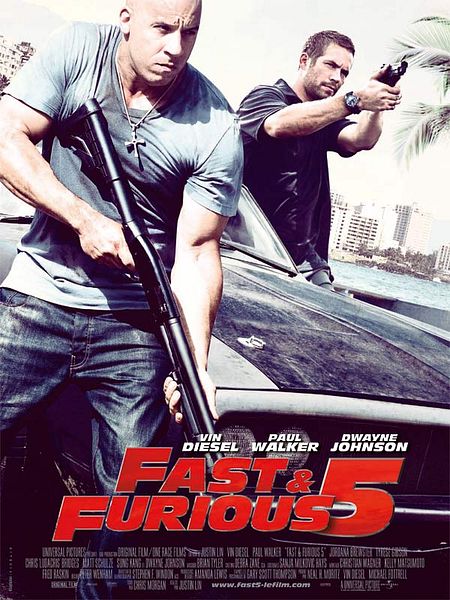 Affiche du film Fast and Furious 5