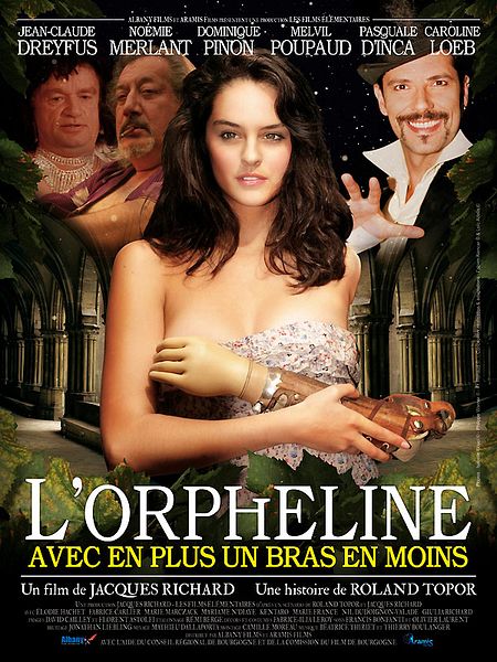 Affiche du film L'Orpheline avec en plus un bras en moins