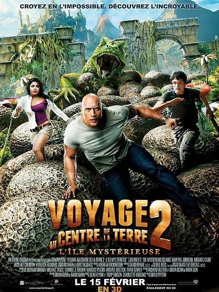 Affiche du film Voyage au centre de la Terre 2 : L'Île mystérieuse