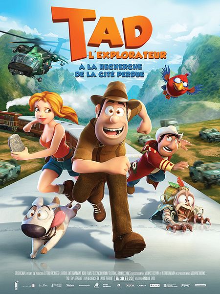Affiche du film Tad l'explorateur : A la recherche de la Cité perdue