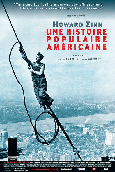 Affiche du film Howard Zinn, une histoire populaire américaine