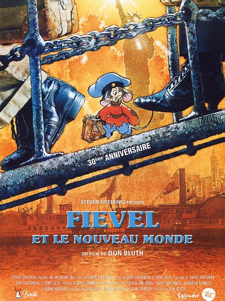Affiche du film Fievel et le Nouveau Monde