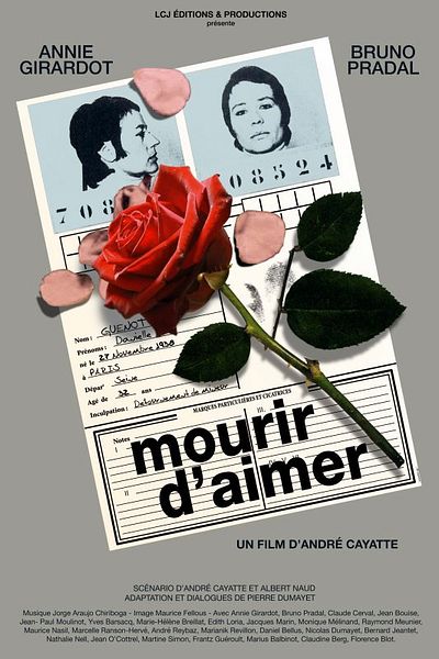 Affiche du film Mourir d'aimer