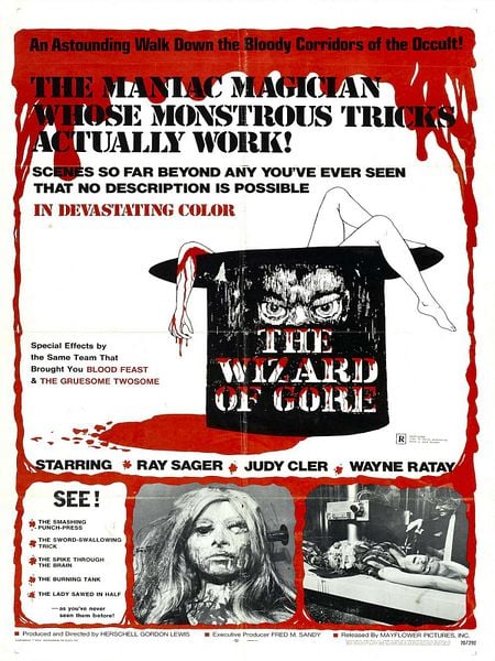 Affiche du film The Wizard of Gore