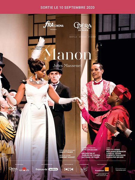 Affiche du film Manon (Opéra de Paris-FRA Cinéma)