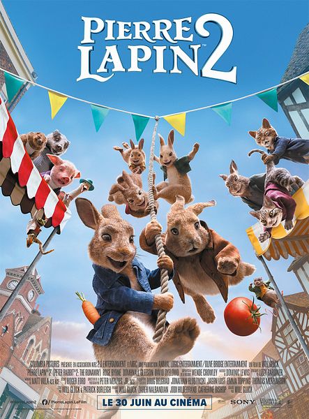Affiche du film Pierre Lapin 2: Panique en ville