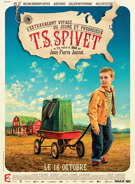 Affiche du film L'Extravagant voyage du jeune et prodigieux T.S. Spivet