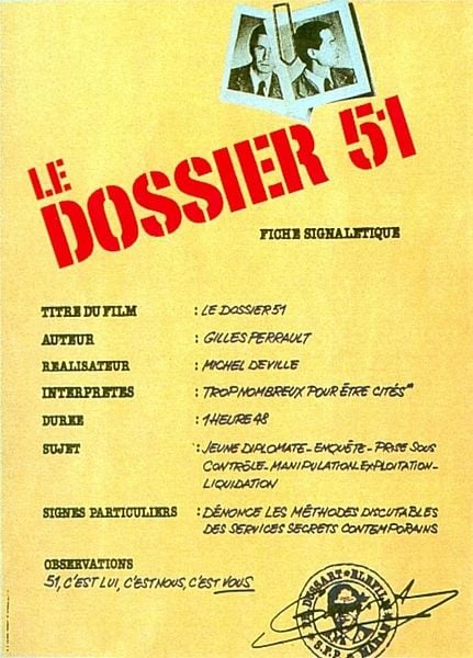 Affiche du film Dossier 51