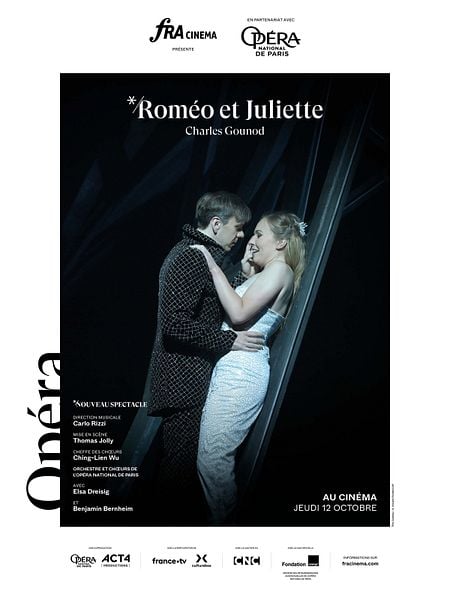 Affiche du film Roméo et Juliette (Opéra de Paris)