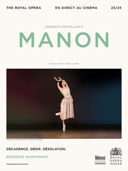 Affiche du film Le Royal Ballet : Manon