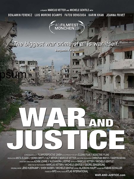 Affiche du film La justice après la guerre - Au coeur de la CPI