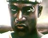 "Terre et eau" - Le Roi Leonidas (Gerard Butler) en négociations avec un messager perse (Peter Mensah).