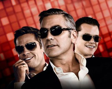 Une veste qui se déboutonne, un coussin qui change de forme, plein de reflets de techniciens : Michel & Michel s'attaquent au gang de George Clooney & Brad Pitt...