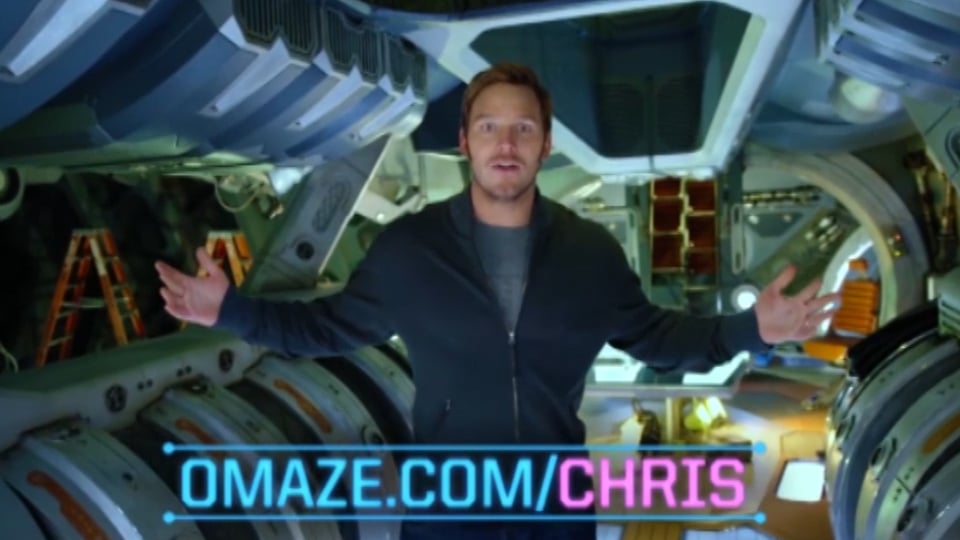 Chris Pratt dévoile son vaisseau des Gardiens de la Galaxie 2 - AlloCiné